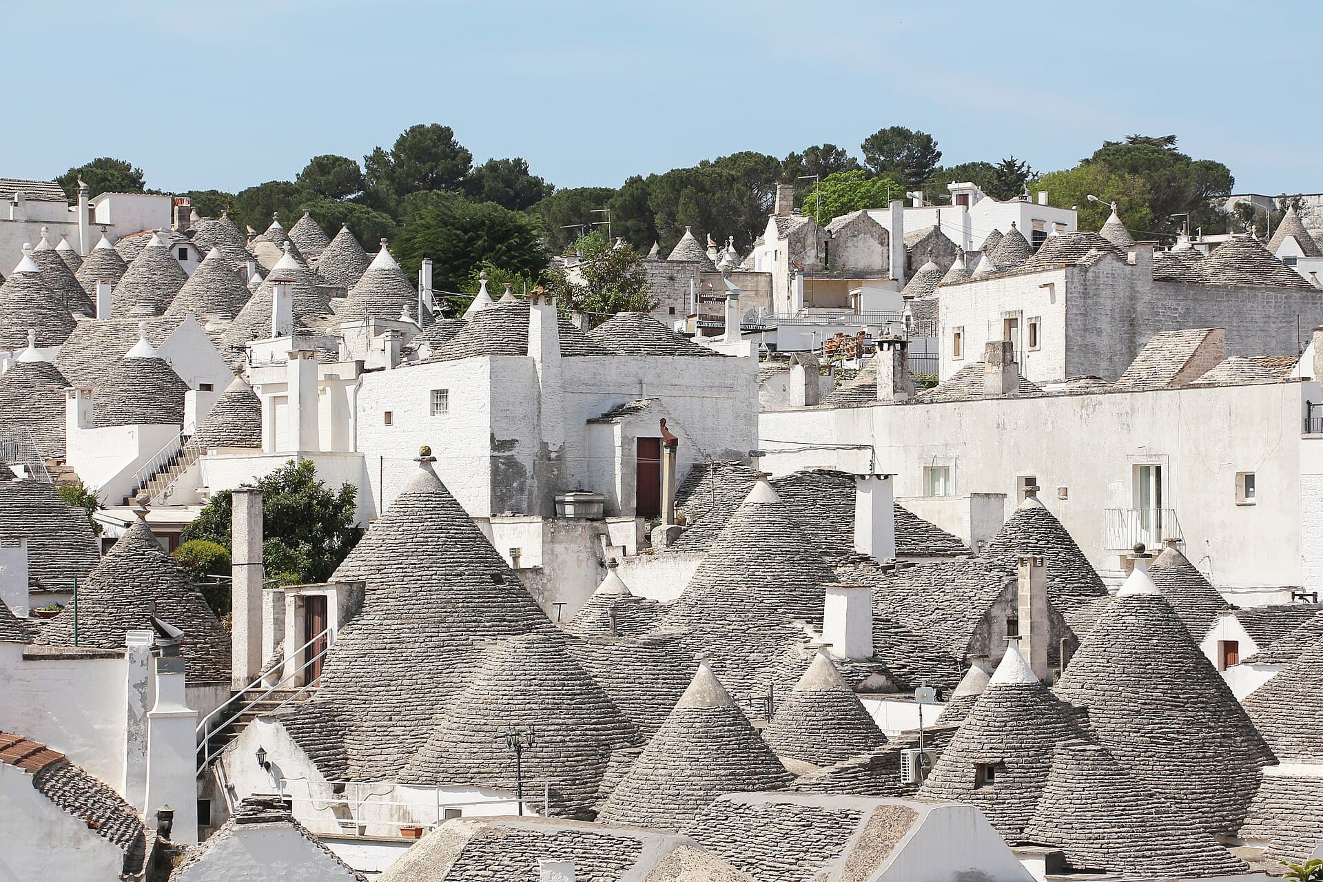 Trulli roofs in Alberobello — Itria Valley, Puglia, Italy